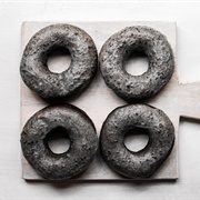 Black Iced Donut