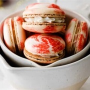 Peppermint Macarons