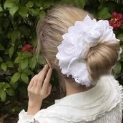 Large Scrunchie in Hair