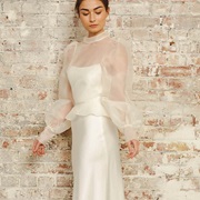 Sheer Material Bodice Topper