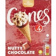 Nutty Chocolate Cones