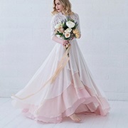 Skirt With Different Color Layers