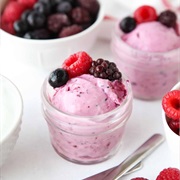 Frozen Fruit and Yogurt