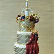Medieval Inspired Wedding Cake
