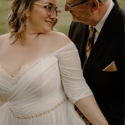 Tulle Bodice on Wedding Dress