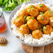 Baked Buffalo Turkey Meatballs