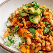 Marinated Butter Bean Salad With Lemon Harissa Vinaigrette