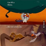 Can Handle a Rhinoceros but Not a Lion