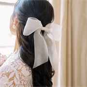 Bridal Hair Bow of Organza