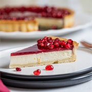Pomegranate Tart With Cream Cheese