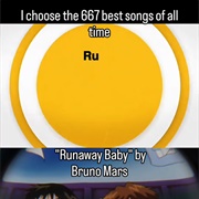 #1225 Runaway Baby by Bruno Mars