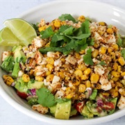 Chicken Corn Guacamole Salad