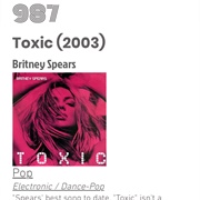 #231 Toxic by Britney Spears