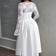 Shirred Back on Wedding Dress