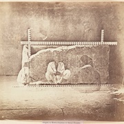 Tomb in the King's Chamber of the Great Pyramid at Giza, Egypt (Charles Piazzi Smyth)