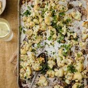 Roasted Cauliflower With Crispy Capers