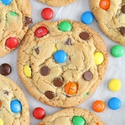 Soft and Chewy M&M Cookies