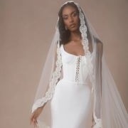 Lacing-Front Wedding Dress