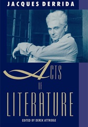 Acts of Literature (Jacques Derrida)