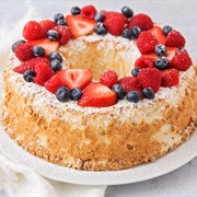 Baked Angel Food Cake