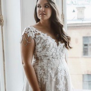 Beads Hanging off Short/Cap Sleeves