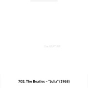 #1114 Julia by the Beatles