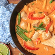 Red Thai Fish Curry
