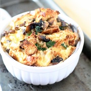 Chicken and Mushroom Pudding