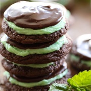 Grasshopper Mint Cookies