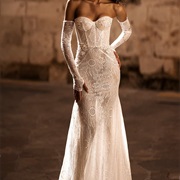 See-Through Lower Skirt on Dress