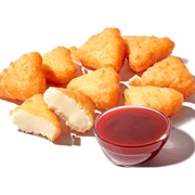 Fried Cheesecake Bites With Strawberry Sauce