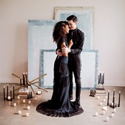 Full Circle Sweep Train (Including in Front of Dress)