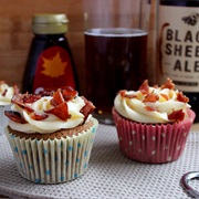 Beer Maple Bacon Cupcake
