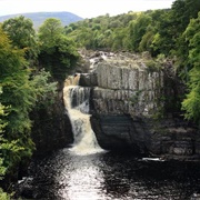 High Force and Low Force Waterfalls