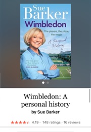 Wimbledon : A Personal History (Sue Barker)