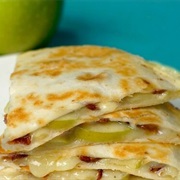 Apple Cheddar Bacon Quesadillas