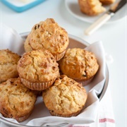 Cheddar and Sun Dried Tomato Muffin