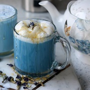 Butterfly Pea Flower Latte