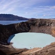 Lake Víti, Iceland