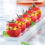Mango Stuffed Tomatoes