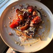 Sourdough Bread With Quince Jelly and Marble Cheddar