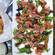 Grilled Figs With Prosciutto and Burrata
