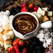Peanut Butter Chocolate Fondue