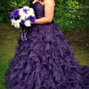 Purple Wedding Gown