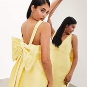 Large Bow on Back of Dress