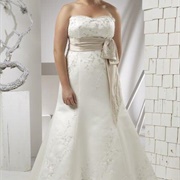 Sash at Empire Waistline