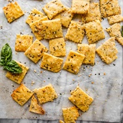 Cheese and Mustard Crackers