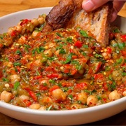Eggplant, Chickpea, and Sundried Tomato Dip