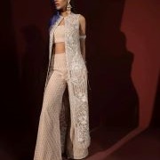 Long, Embroidered Bridal Vest