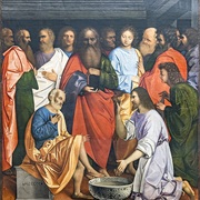 Giovanni Agostino Da Lodi - Christ Washing the Feet of the Apostles